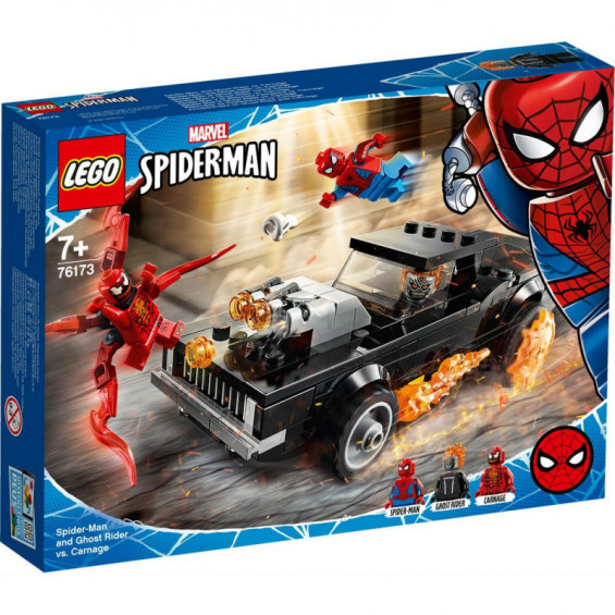 SPIDER-MAN Y EL MOTORISTA FANTASMA VS CARNAGE - LEGO 76173