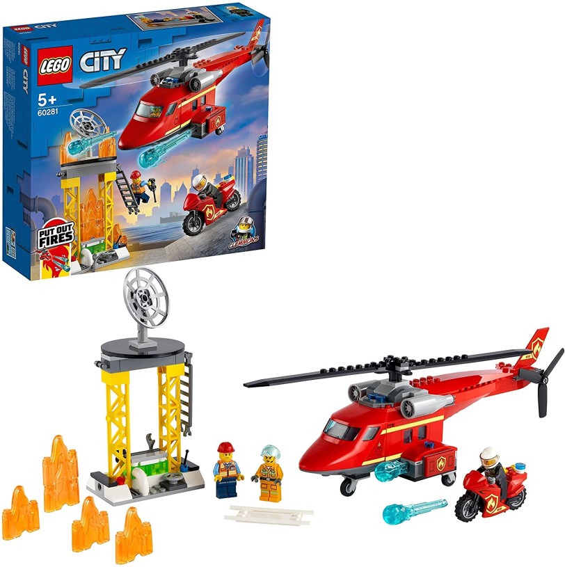 HELICOPTERO DE RESCATE DE BOMBEROS - LEGO 60281