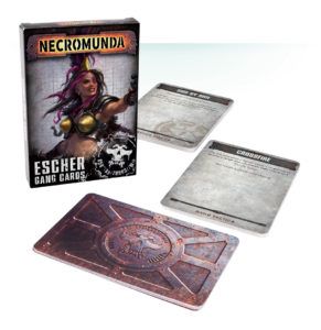 NECROMUNDA: ESCHER GANG CARDS