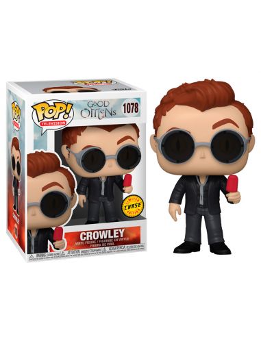 FIGURA POP GOOD OMENS CROWLEY WITH APPLE 5 + 1 CHASE