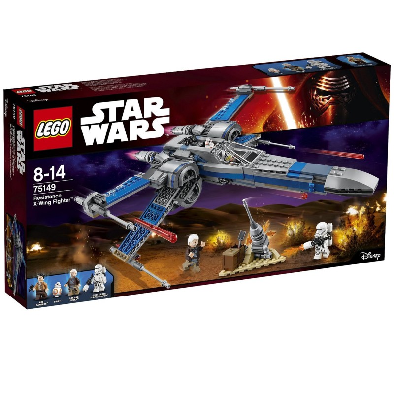 RESISTANCE X-WING FIGHTER -LEGO STAR WARS 75149