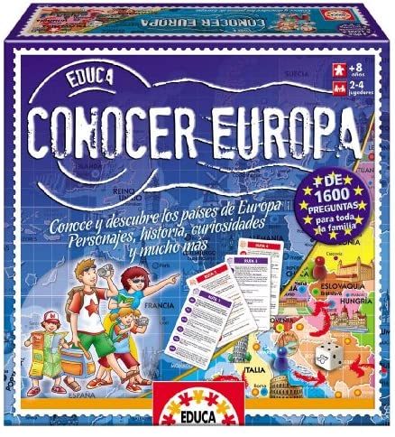 Jogo Conhecer Europa 18747 +8 anos Educa