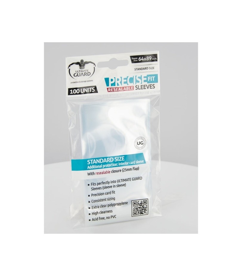 PRECISE-FIT RESEALABLE SLEEVES STANDARD SIZE