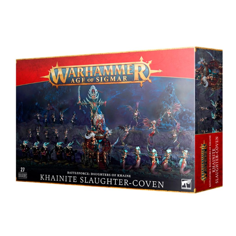 BATTLEFORCE: DAUGHTERS OF KHAINE KHAINITE SLAUGHTER-COVEN AGE OF SIGMAR