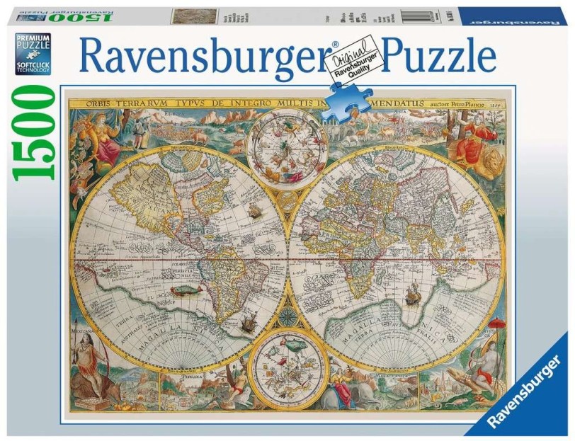 MAPA DEL MUNDO 1594 - PUZZLE 1500 RAVENSBURGER