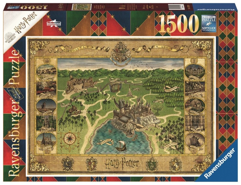 MAPA DE HOGWARTS PUZZLE 1500 RAVENSBURGER